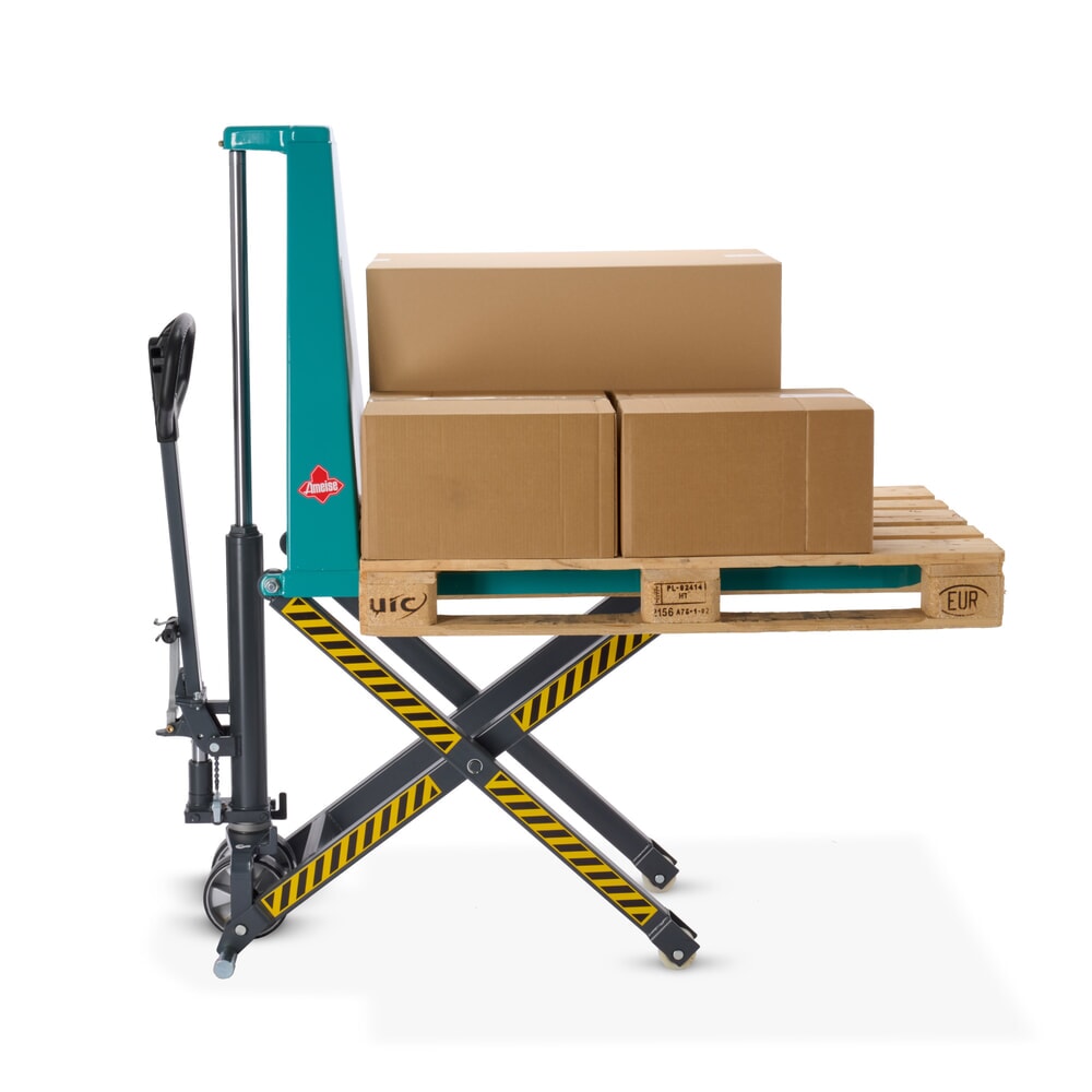 Produktbillede nr. 15: Sakseløfter Ameise® PTM 1.0 med hurtigløft, bærekraft 1.000 kg, gaffellængde 1.150 mm, polyurethan/nylon