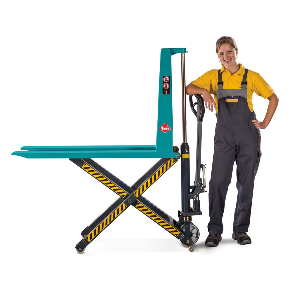 Produktbillede nr. 16: Sakseløfter Ameise® PTM 1.0 med hurtigløft, bærekraft 1.000 kg, gaffellængde 1.150 mm, polyurethan/nylon