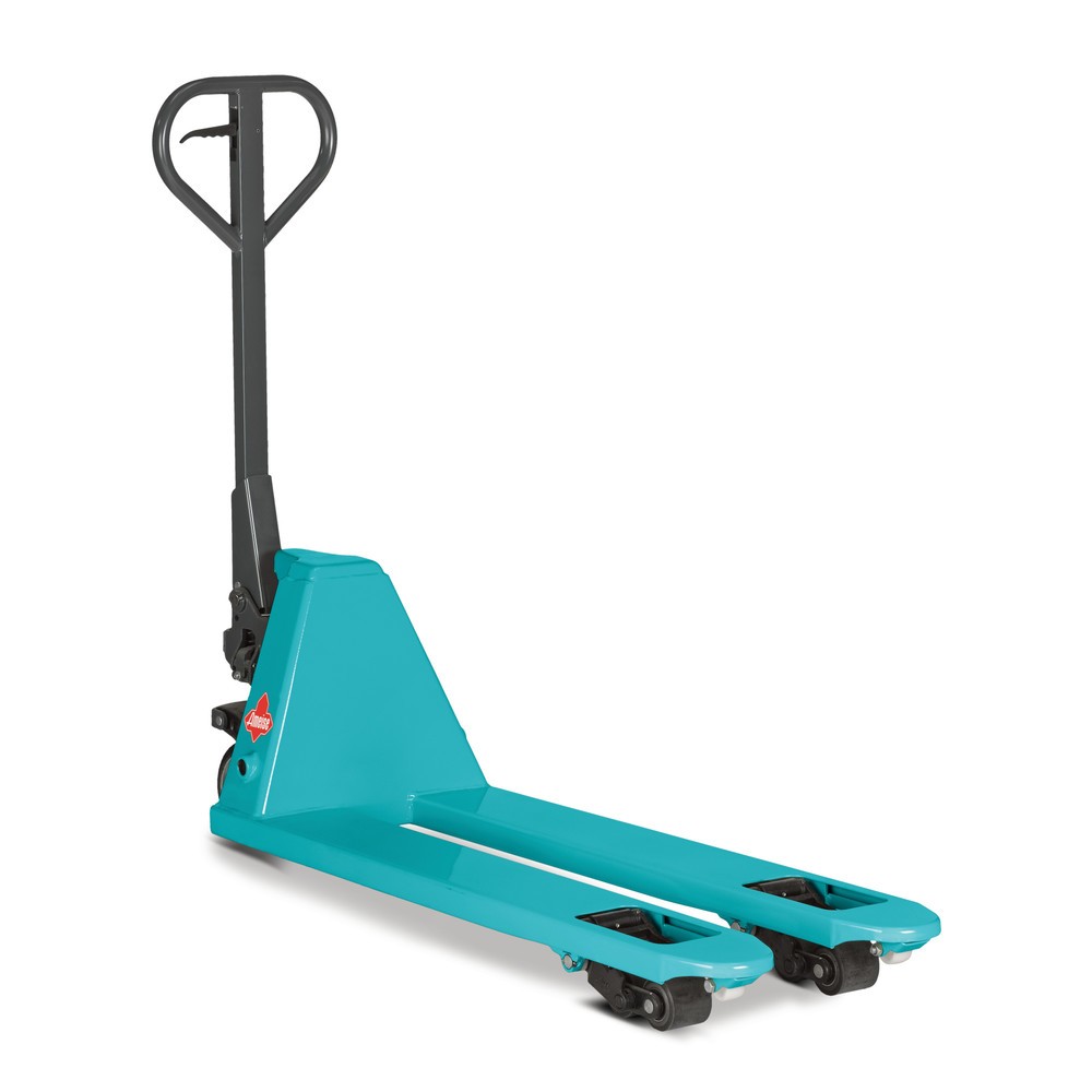 Produktbillede: Ameise® PTM 2.0 Narrow palleløfter, smal model, bæreevne 2.000 kg, gaffellængde 1.150 mm, gaffelbredde 450 mm, enkelthjul