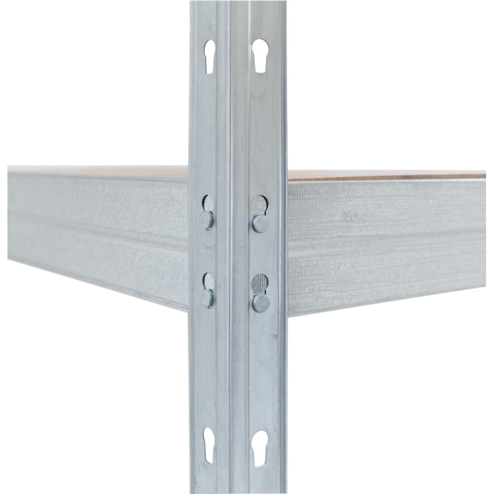 Produktbillede nr. 4: Steinbock® sværlastreol Rivet 1, grundsektion, hyldebelastning 250 kg, HxBxD 1.800 x 910 x 460 mm, galvaniseret