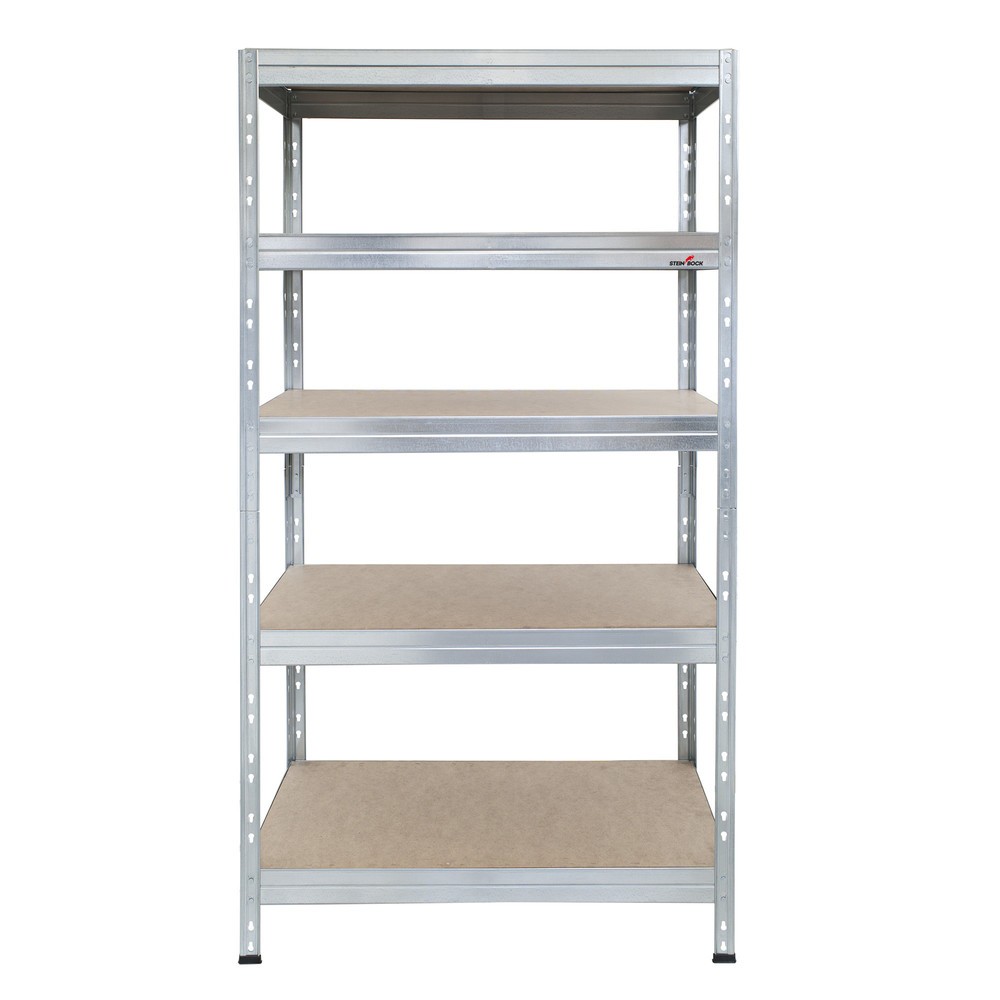 Produktbillede nr. 7: Steinbock® sværlastreol Rivet 1, grundsektion, hyldebelastning 250 kg, HxBxD 1.800 x 910 x 460 mm, galvaniseret