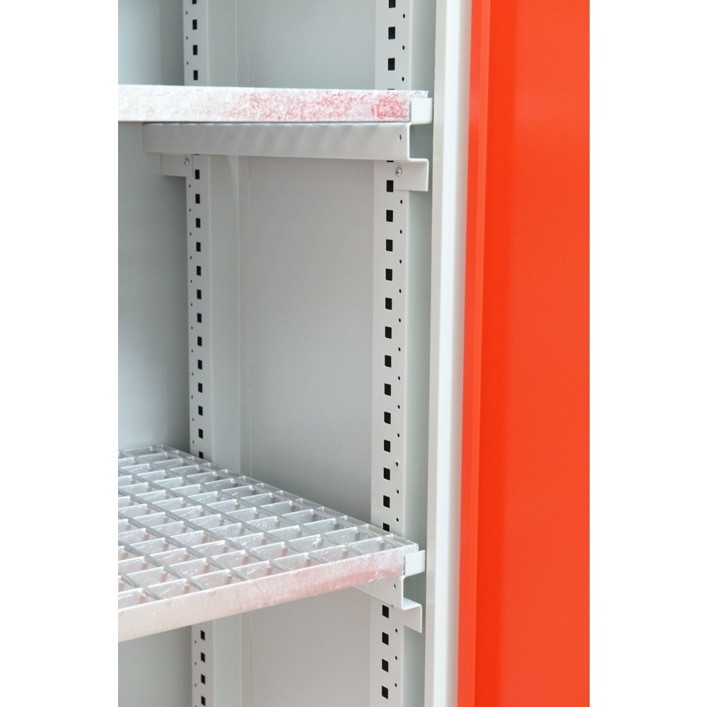 Produktbillede nr. 3: Steinbock® olieskab, 2 højdejusterbare gitterristbunde, 1 opsamlingskar, HxBxD 1.950 x 950 x 500 mm