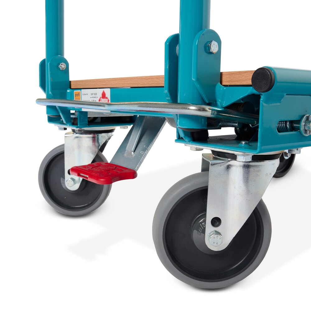 Produktbillede nr. 6: Ameise®-transportvogn, opklappelig, bærekraft 150 kg, lasteflade B x D 450 x 720 mm, med centralbremse