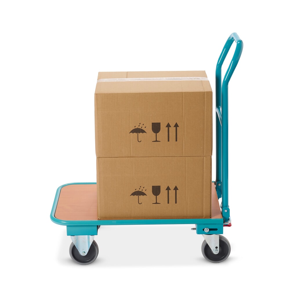 Produktbillede nr. 11: Ameise®-transportvogn, opklappelig, bærekraft 150 kg, lasteflade B x D 450 x 720 mm, med centralbremse