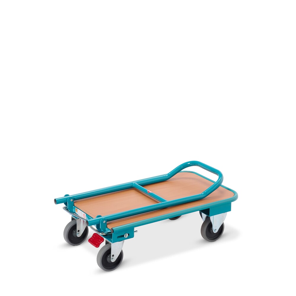 Produktbillede nr. 13: Ameise®-transportvogn, opklappelig, bærekraft 150 kg, lasteflade B x D 450 x 720 mm, med centralbremse